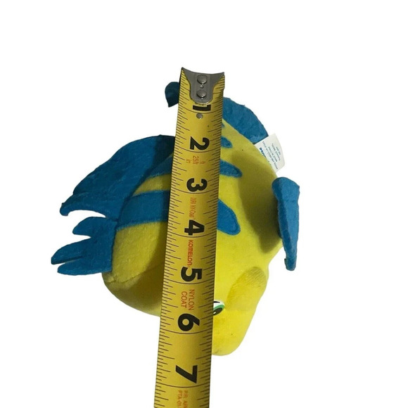 Vintage Applause Disney The Little Mermaid: Flounder Plush 6” Stuffed Animal - Picture 9 of 13